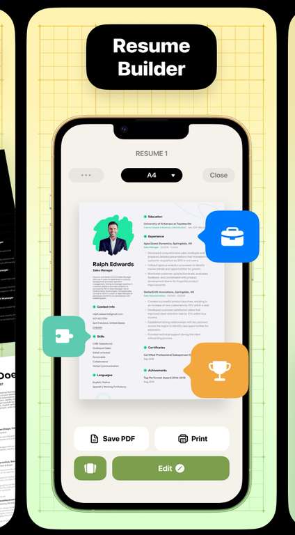 [iOS AppStore] Resume Maker. - Lebenslauf erstellen in Minuten