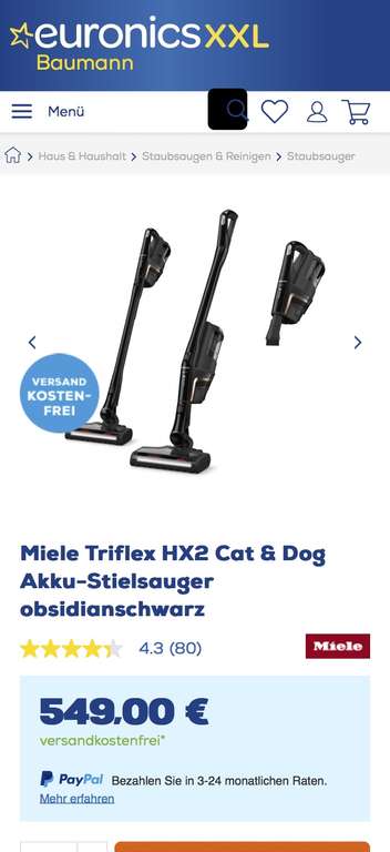 Miele TriFlex Hx 2 Cat&Dog