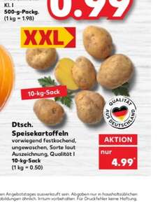 [Kaufland] dt. Kartoffeln 10kg für 4,99€ (0,50€/kg), vorwiegend festkochend, 22.09. ‐ 28.09.2022