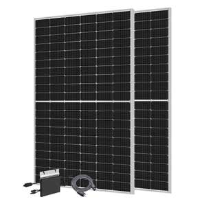 [LOKAL Reichshof] BKW Glas/Glas Solar Module Balkonkraftwerk 760W Jolywood Hoymiles HM-600 Wechselrichter PV Photovoltaik Preis b. Abholung