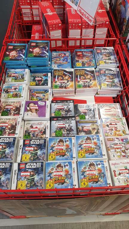 Mediamarkt Rosenheim Nintendo 3DS Wii und WiiU Spiele für 4,99€