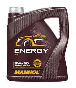 [ Amazon Prime ] 4L Mannol Energy 5W-30 Motoröl u.a. Für Volkswagen VW Mercedes Renault