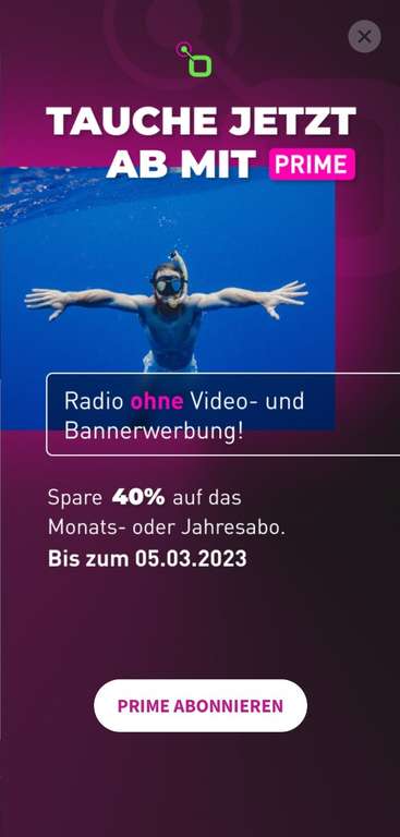 Radio.de Premium - Radio App werbefrei
