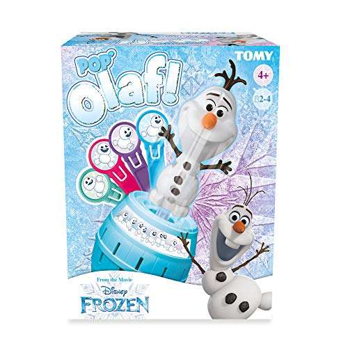 TOMY Pop Up Olaf von Frozen / Die Eiskönigin Familien- und Action-Spiel für Kinder zwischen 4 - 8 Jahren (kein Versand mit Prime)