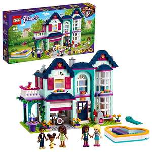 LEGO 41449 Friends Andreas Haus Set, Puppenhaus für Mini-Puppen mit Schwimmbad und Musikstudio (Amazon.fr)