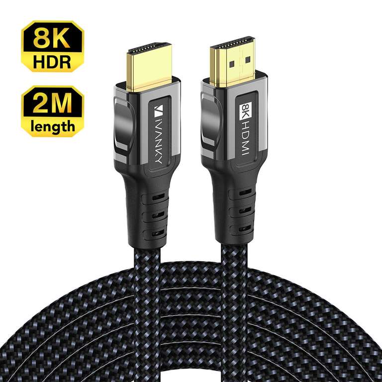 3x 8K HDMI Kabel 2 Meter lang für 16,44€