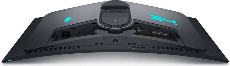Alienware AW3423DWF Monitor (34.18", 3440x1440, QD-OLED, Curved, 165Hz, HDMI 2.0, 2x DP 1.4, USB-Hub, höhenverstellbar, 3J Garantie)
