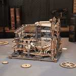ROBOTIME 3D-Puzzle Kugelbahn "Marble Night City" (294 Teile, Altersempfehlung: ab 14 Jahren, Kugelanzahl: 10, Höhe: 22,8 cm)