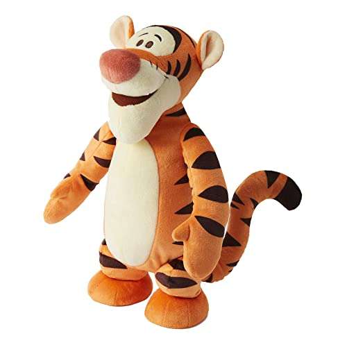 Mattel Disney - Tigger Plüsch Charakter Spielzeug, (ca 30 cm), weiche kuschelige Puppe, singt und hüpft für 17,60€ (Prime/Otto flat) HHL52