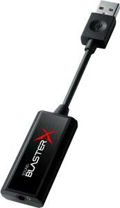 [Prime] Creative Sound BlasterX G1 USB-Soundkarte (24bit/96kHz, für Kopfhörer bis 300Ω, 3.5mm-Klinke, Surround-Simulation)