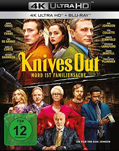 Knives Out - Mord ist Familiensache (4K UHD & Blu-ray) (Prime)