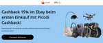 Picodi: 15% für den ersten Cashback bei eBay oder Asos, 5€ Cashback für Bücher bei eBay