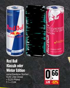 [lokal Dresden & Radeberg] Red Bull 0,25-L-Dose 0,66€