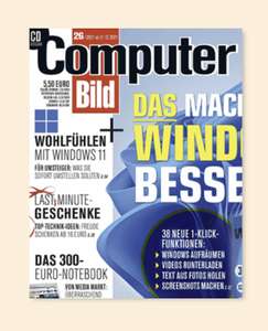 Computer Bild mit DVD Schnupperabo für 6 Monate (13 Ausgaben) für 1€ statt 82,55€ "personalisiert"