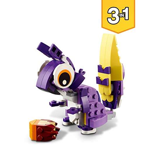 [Prime]LEGO 31125 Creator 3-in-1 Wald-Fabelwesen: Hase - Eule - Eichhörnchen