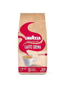 Lavazza, Caffè Crema Classico Kaffeebohnen, für Espressomaschinen oder KVA, 1 Kg [PRIME/Sparabo; für 8,79€ bei 5 Abos]