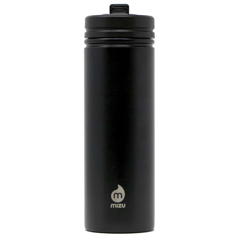 (Begfreunde) Mizu 360 M9 Edelstahl-Trinkflasche (875 ml) Schwarz oder Stainless