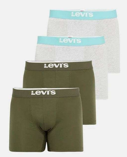 (BestSecret) Levis Boxershorts 4er Pack (95% Bio-Baumwolle; 5% Elasthan / S bis XL)