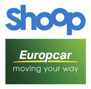 (Shoop & Europcar) 8% Cashback + 10€ Shoop-Gutschein* + 10% Rabattgutschein