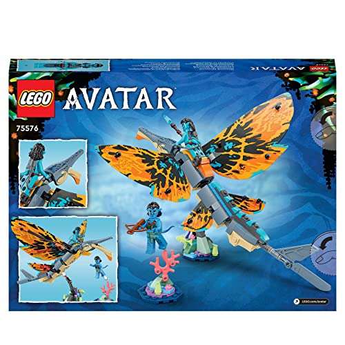 LEGO 75576 Avatar Skimwing Abenteuer, Pandora Korallenriff, Tonowari und Jake Sully Minifiguren (Prime)