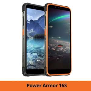 Ulefone Power Armor 16S Smartphone - wasserdicht und stoßfest, NFC, 8GB (16GB virtuell) RAM + 128GB, 50MP Kamera, 9600mAh, Android 13
