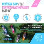 Bluefin Cruise SUP Board Set | Aufblasbares Stand Up Paddle Board | 6 Zoll Dick | Fiberglas Paddel | Kajak Sitz | Komplettes Zubehör