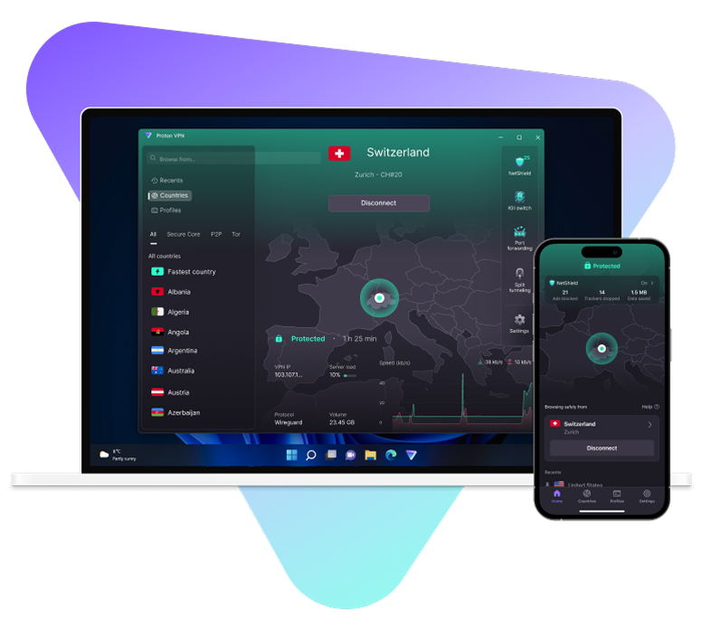 [Proton VPN] VPN Plus 2 Jahre für 2,99 €/Monat statt 9,99 € (-70 %) | 71,76 € gesamt | 30 Tage Geld-zurück