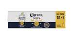 Corona Extra Premium Lager Dosenbier, EINWEG, Internationales Lager Bier (10+2 X 0.33 l)