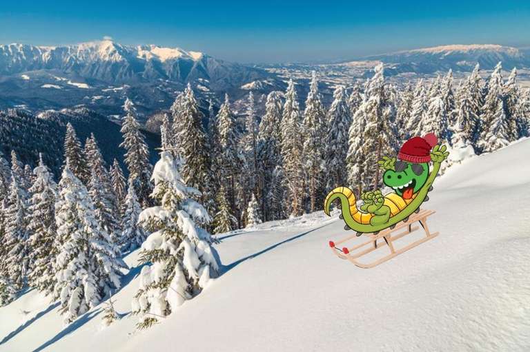 Alpina Fun by Colint, Holzschlitten, Davos, traditioneller Schlitten, Davoser Schlitten, Schlitten & Bobs