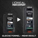 L'Oréal Men Expert XXL 5in1 Duschgel und Shampoo für Männer, Pure Carbon, 400 ml [PRIME/Sparabo; für 1,88€ bei 5 Abos)
