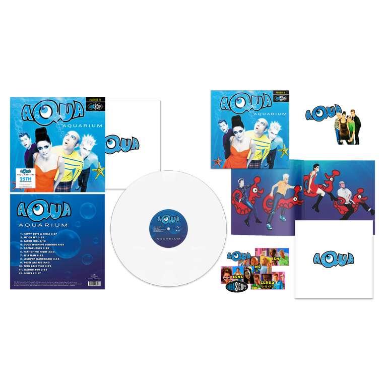 Aqua - Aquarium (25th Anniversary) Exklusive Ltd. White LP Vinyl