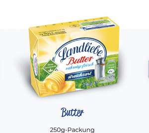 REWE: 2x Landliebe Butter je 1,49€ (Rewe App + Coupon)