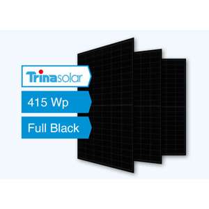 Photovoltaik Modul Trina Solar Vertex S, 415 Wp Glas-Folie, mono HC / Full black / 1 Palette / 36 Stück für je 61 € / 0,147 €/Wp
