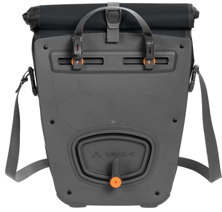 VAUDE Aqua Back Luminum Fahrradtaschen/Gepäckträgertaschen 2x24L, Farbe Lava (Orange)