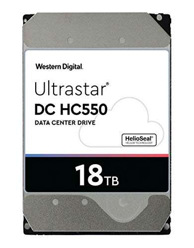 [Amazon] Bestpreis! WD Ultrastar DC HC550 Enterprise-Festplatte 18 TB (3,5 Zoll, SATA 6 Gbit/s, 7200 U/min, 512 MB Cache, 5 Jahre Garantie)
