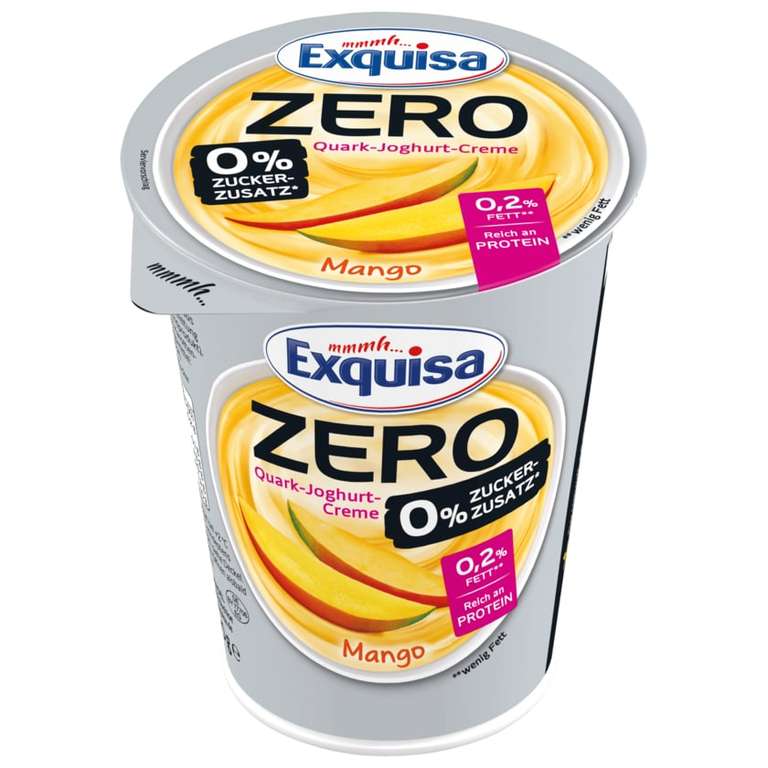 [Kaufland] Exquisa Zero 400 g für 24 Cent (Angebot + Coupon + App-Coupon) - bundesweit - nur noch heute!