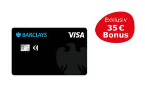 [Barclays+Check24] 35€ Exklusivbonus für gratis Barclays VISA Kreditkarte, weltweit kostenlos bezahlen+abheben, Apple-/Google-Pay, Neukunden