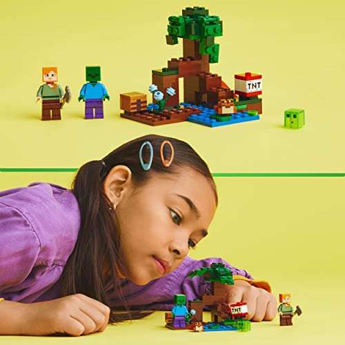 LEGO Minecraft - Das Sumpfabenteuer (21240) für 7,49€ inkl. Versand (Amazon Prime)