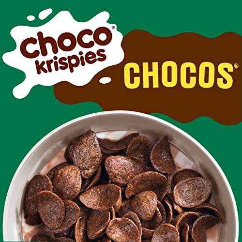 (Prime Spar-Abo) Kellogg's Choco Krispies Chocos | Cornflakes mit Schokoladengeschmack | Einzelpackung (1 x 330g)