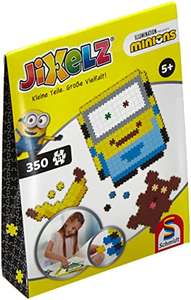 Schmidt Spiele 46107 Jixelz, Minions, 350 Teile, Kinder-Bastelset, Kinderpuzzle für 3,99 (Prime)
