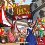 Tiny Towns + Erweiterung Fortune | Brettspiel (Puzzle-Aufbauspiel) für 1-6 Personen ab 8 Jahren | ca. 30-45 Min. | BGG: 7.3 / 7.6