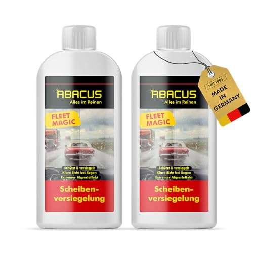 ABACUS Fleet Magic Scheibenversiegelung Auto, Glasversiegelung, 2X 250 ml  [Prime Abo]