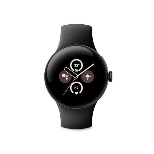 [Amazon UK] Google Pixel Watch 2 | mattschwarzes Aluminiumgehäuse - Obsidian Active Band - LTE