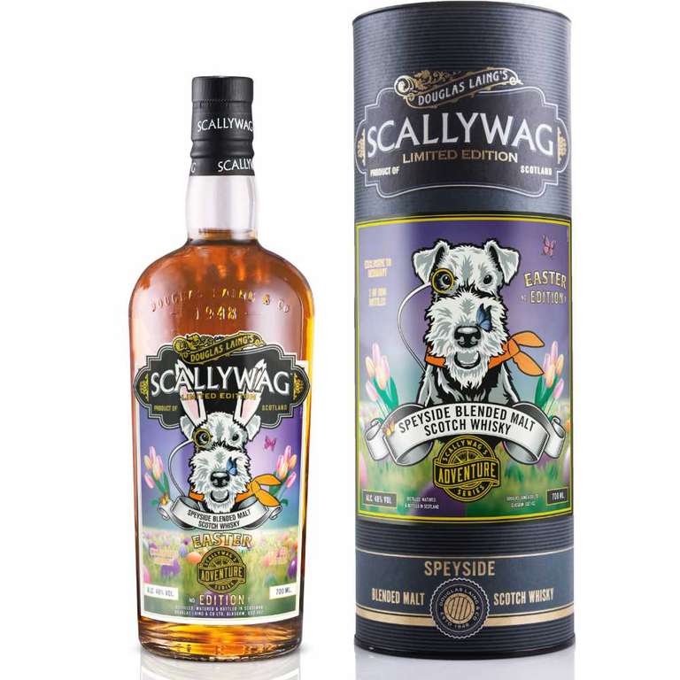 Die Scallywag Easter Edition (Blended Malt Whisky) von 2023 mit Gutscheincode: SCALLY5 zum Top Preis.