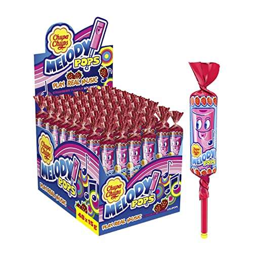 Chupa Chups Melody Pops Erdbeere [Amazon Prime Spar-Abo]