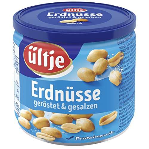 [PRIME/Sparabo] ültje Erdnüsse, geröstet & gesalzen Dose, 180g (für 1,57€ bei 5 Abos)