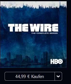 [Itunes.de] The Wire (2002-2008) - Komplette Serie - digitale Full HD TV Show - deutsch oder englisch - IMDB 9,3