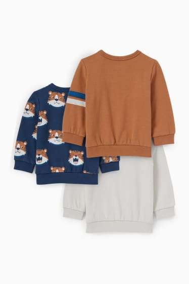 C&A Multipack 3er - Tiger - Baby-Sweatshirt (Gr. 62 - 98) | kostenloser Versand