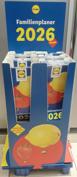 Kostenloser Familien-Kalender 2026 bei Lidl in deiner Nähe! | mydealz