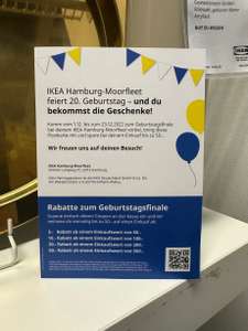 IKEA HH-Moorfleet Geburstagsfinale (Bis zu 50€ Rabatt beim Einkauf)